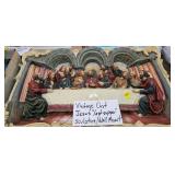 VINTAGE CAST LORDS SUPPER PICTURE