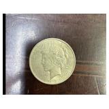 silver peace dollar coin