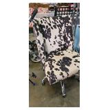 COW HIDE OFFICE CHAIR