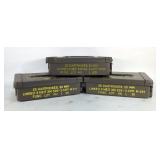 Metal Ammo Cans, Total Qty 3, Approx 14.25" x 9.25" x 4" 