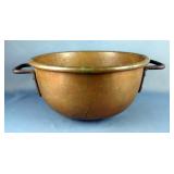 Copper Kettle With 2 Handles, 14" Diameter 