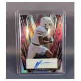 2024 Leaf Metal Xavier Worthy Autograph Card BA-XW2, Numbered 1/1