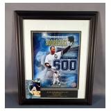 New York Yankees Alex Rodriquez 600th Home Run Photo, Framed And Matted Under Glass, Approx 13" x 16