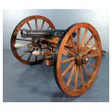 Civil War Replica Fireable Scale Model Of Model 1841 Cannon, Marked 