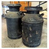 Milk Cans, Qty 2 