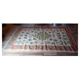 Dhurrie Area Rug, Approx 96" x 100"