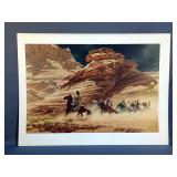 Frank McCarthy The Greenwich Workshop Print "Dust-Stained Posse" Signed And Numbered 371/1000, 30" x