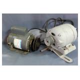 Marathon Electric 1/4hp Motor, Model ZQB48N17D11A, No Power Cord, And Craftsman Unknown Size Motor, 