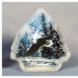 Crystal Arrowhead Art, Spirit Of The Skies, Qty 3, Heights, 6.5" and 4" Tall 