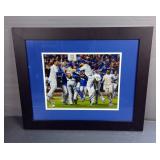 Kansas City Royals World Series Winning Photo, Framed, Matted Under Glass, 19.5" x 24"