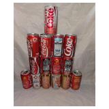 VINTAGE COKE CANS