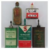 Selection of Household Oil Tins