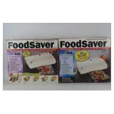 2 Foodsaver Vacuum Systems