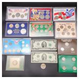 US Coin Collection Sets Incl Silver