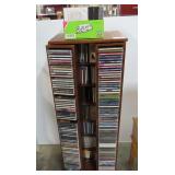 CD Tower Organizer with CDs