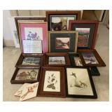 Collection of Framed Artwork