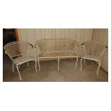 3pc. Mesh Iron Patio Set