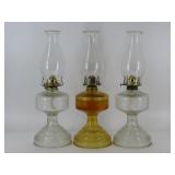 3 Oil Lamps