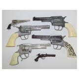 Selection of Cap Gun Toy Revolvers