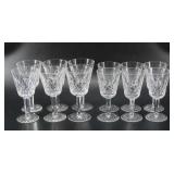 Waterford Crystal Lismore Claret Wine Glasses