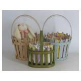 Selection of Easter Themed Longaberger Baskets