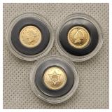 Gold 1/2 Gram Replica Early US Coins (3)