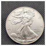 2021-W American Eagle Silver Dollar