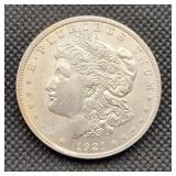 1921 Morgan Silver Dollar