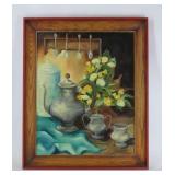 Original Still-Life Painting on Board