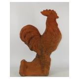 Terracotta Rooster Sculpture