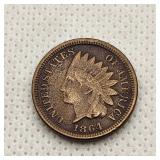 Indian Head Cent 1864 BR VF