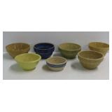 Small Yellow & Stoneware Bowls