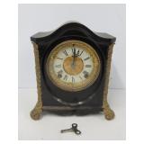 Ansonia Metal Mantel Clock