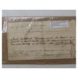 1652 Bill Exchange Letter