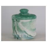 Fenton Slag Glass Tobacco Jar