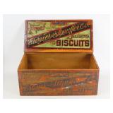 Finger Jointed Biscuit Box with Lid