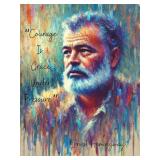 Portrait of Hemingway Signed LTD EDT Van Gogh LTD
