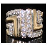 14kt Gold Brilliant 1.20 ct Diamond Deisgner Ring