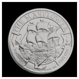 1 OZ SILVER ROYAL MINT MAYFLOWER