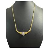 Marquise Cut Diamond Evening Necklace