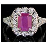 14k Gold 2.06 ct Ruby & Diamond Ring