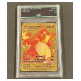 Pokï¿½mon Gold Custom Charizard Card