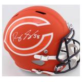 Autographed Roquan Smith Bears Full Size Helmet