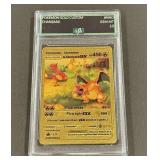 Pokï¿½mon Gold Custom Charizard Card