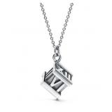 Tiffany & Co. Atlas Cube Necklace