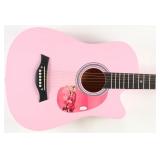 Autographed Meghan Trainor Acoustic Guitar