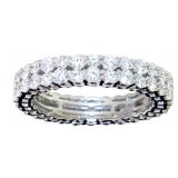 Brilliant 2.25 ct VS Lab Diamond Eternity Band