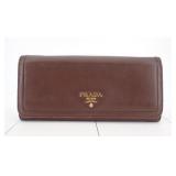 Prada Calf Long Wallet