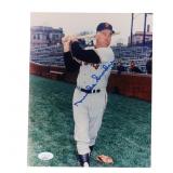 Autographed Duke Snider Giants Photo