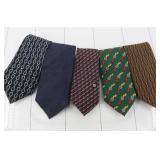 Gucci 5 Pieces Necktie 100% Silk